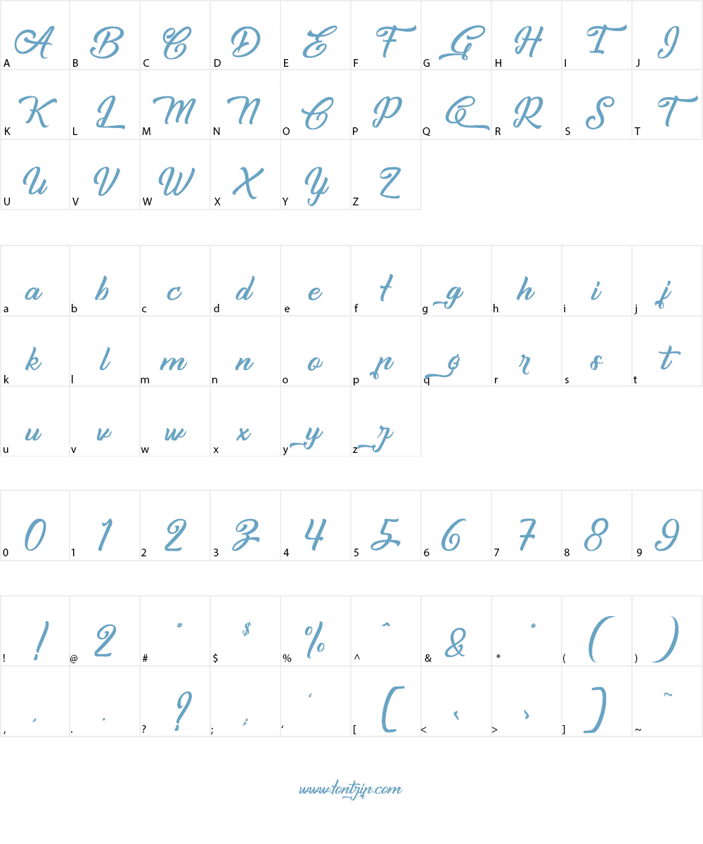 Capinella ou Beaujolais Font Character